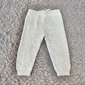 Janie and Jack Gray Sweater Pants 18-24 mo